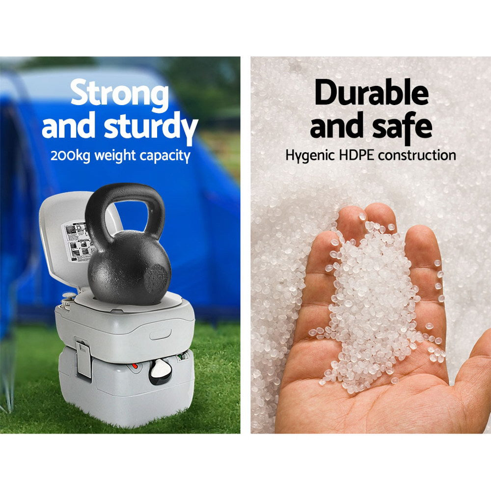 Weisshorn 22L Portable Camping Toilet - RV Online