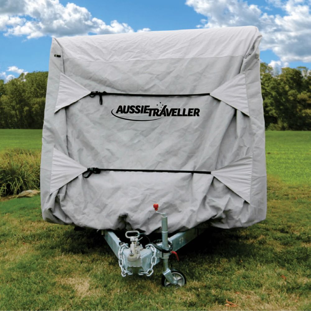 Aussie Traveller Caravan Cover 14'-16' Grey-RV Online
