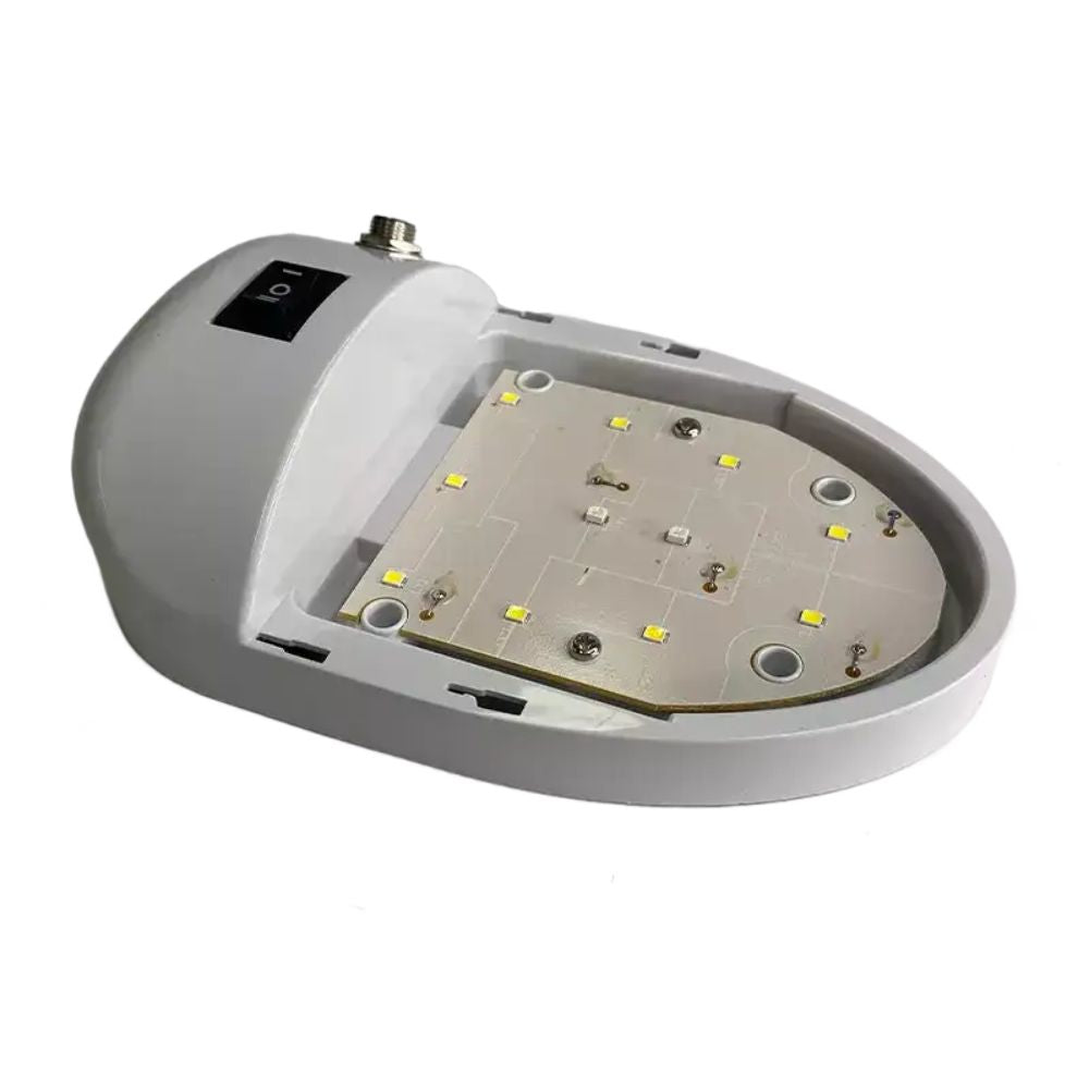 Jayco LED Oval Light 12V With Power Jack C4505G - RV Online