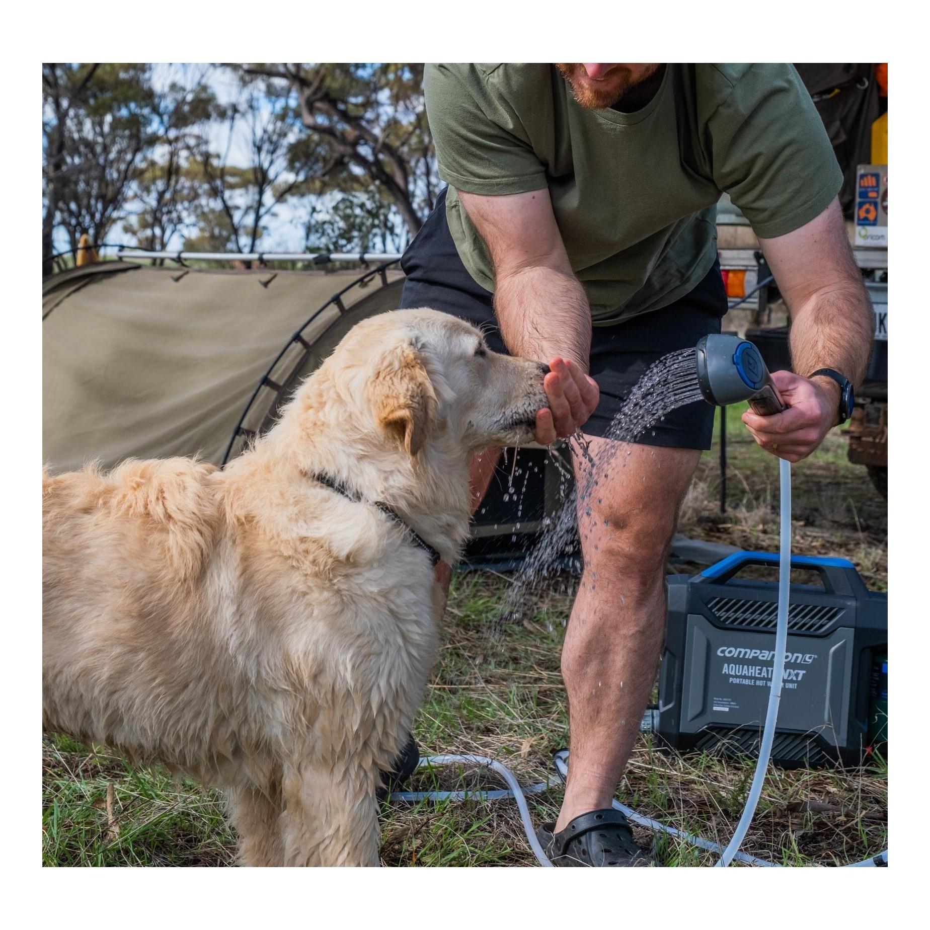 Companion NXT Aquaheat Portable Camping Lithium Gas Hot Water Shower System