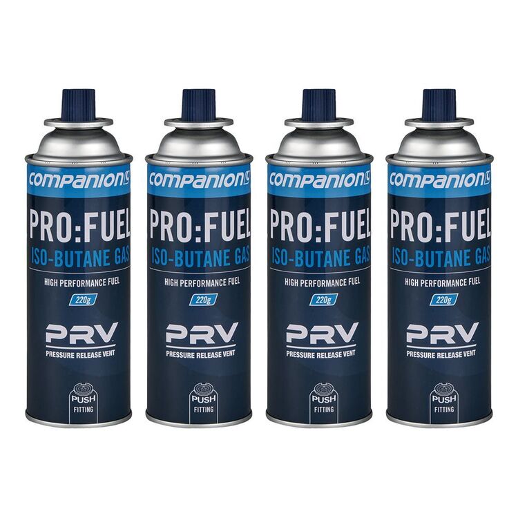Companion PRO FUEL Butane Gas Canister 220G - 4 Pack