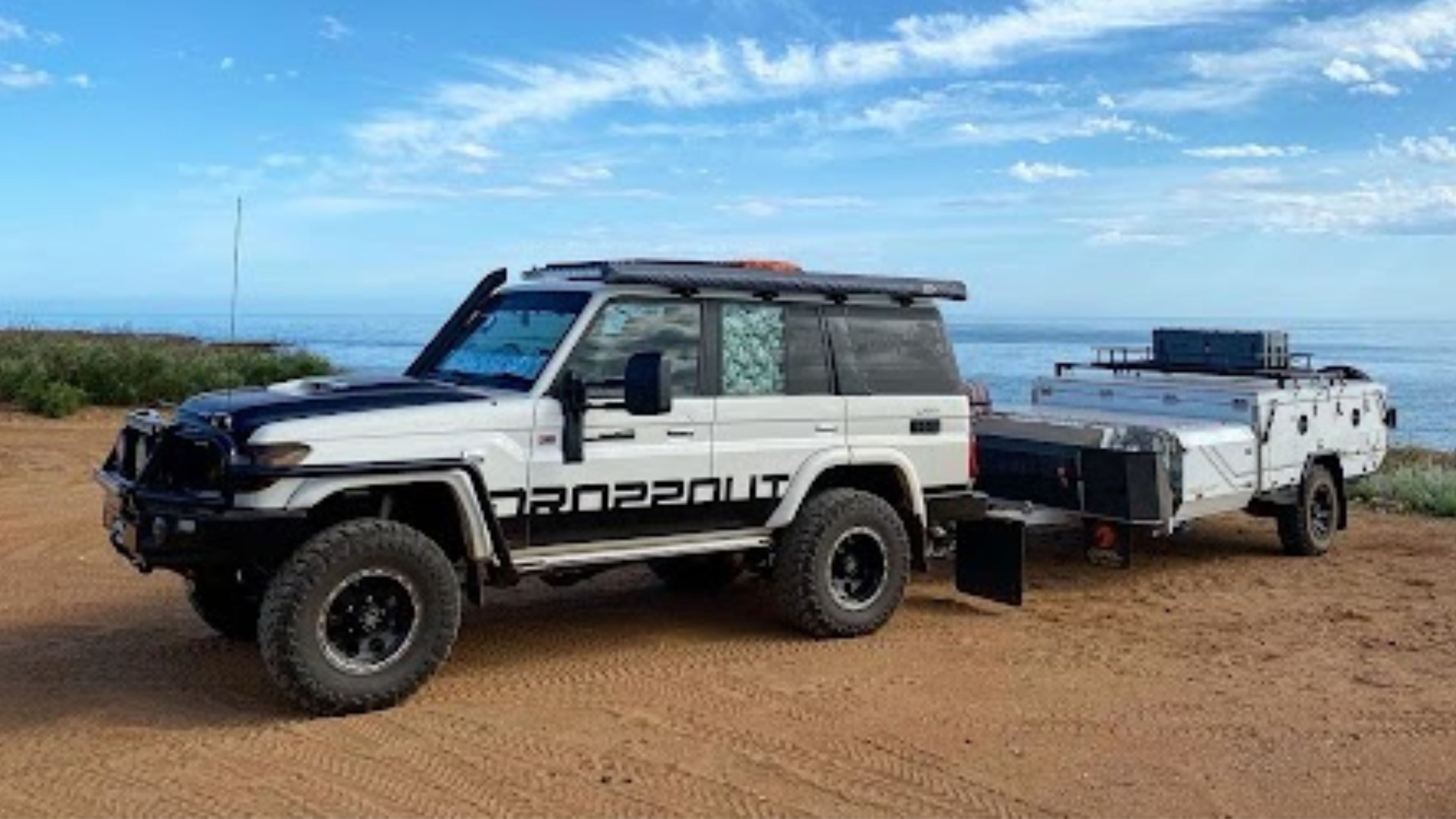 Rock Tamers 2" Mudflap System With 850mm Mesh Insert - RV Online