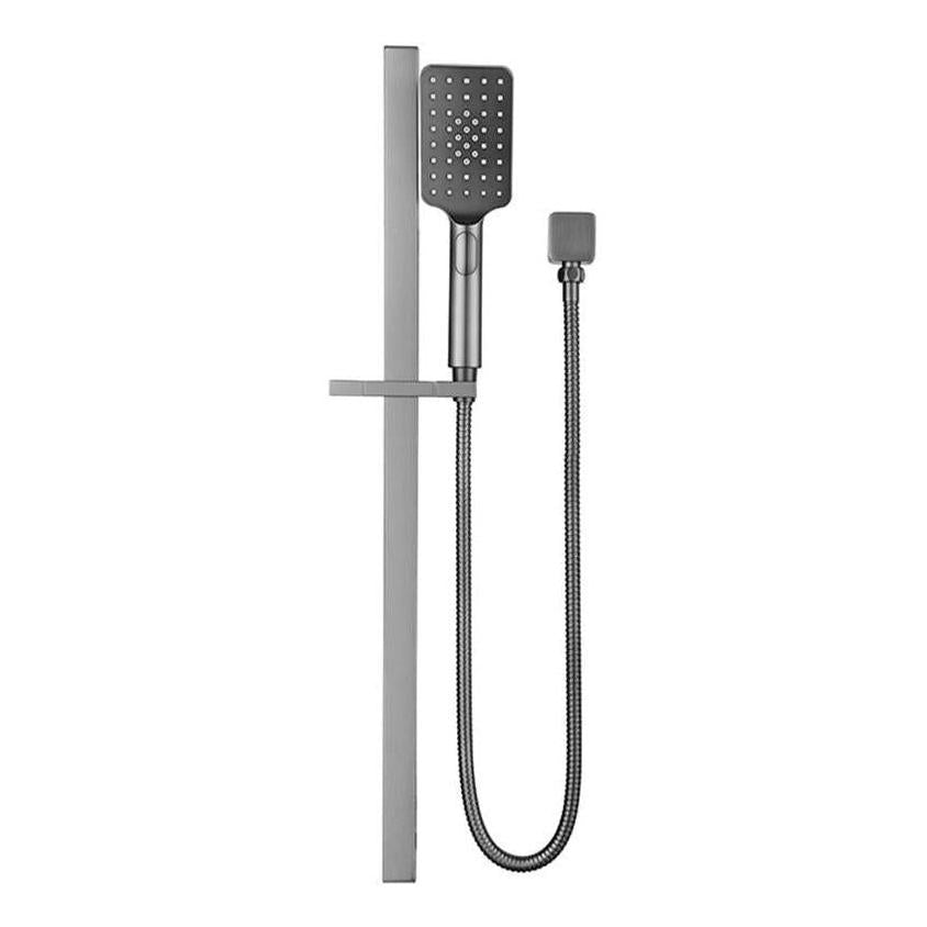 Cresta Shower Head and Square Rail Gunmetal