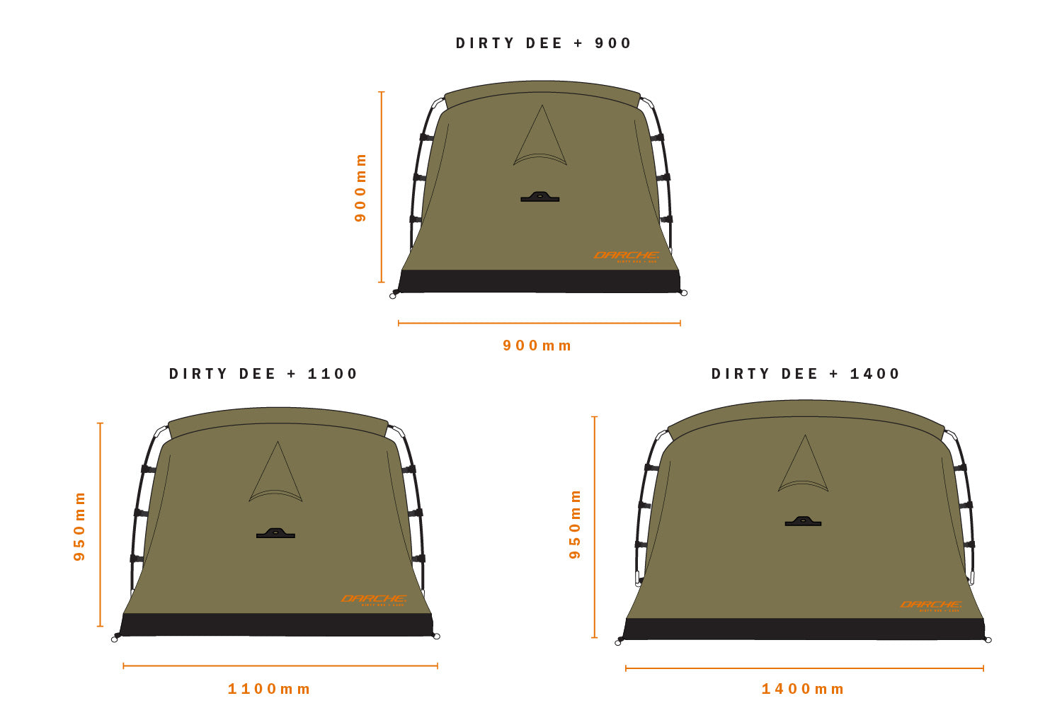 Darche Dirty Dee Plus + Swag 1400