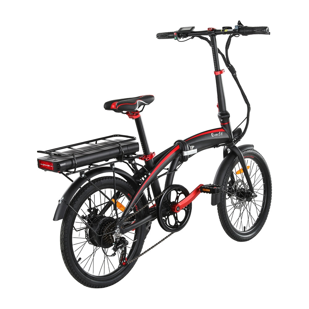 Everfit 20" Folding Electric Bike Urban City Bicycle eBike Rechargeable Battery 250W - RV Online