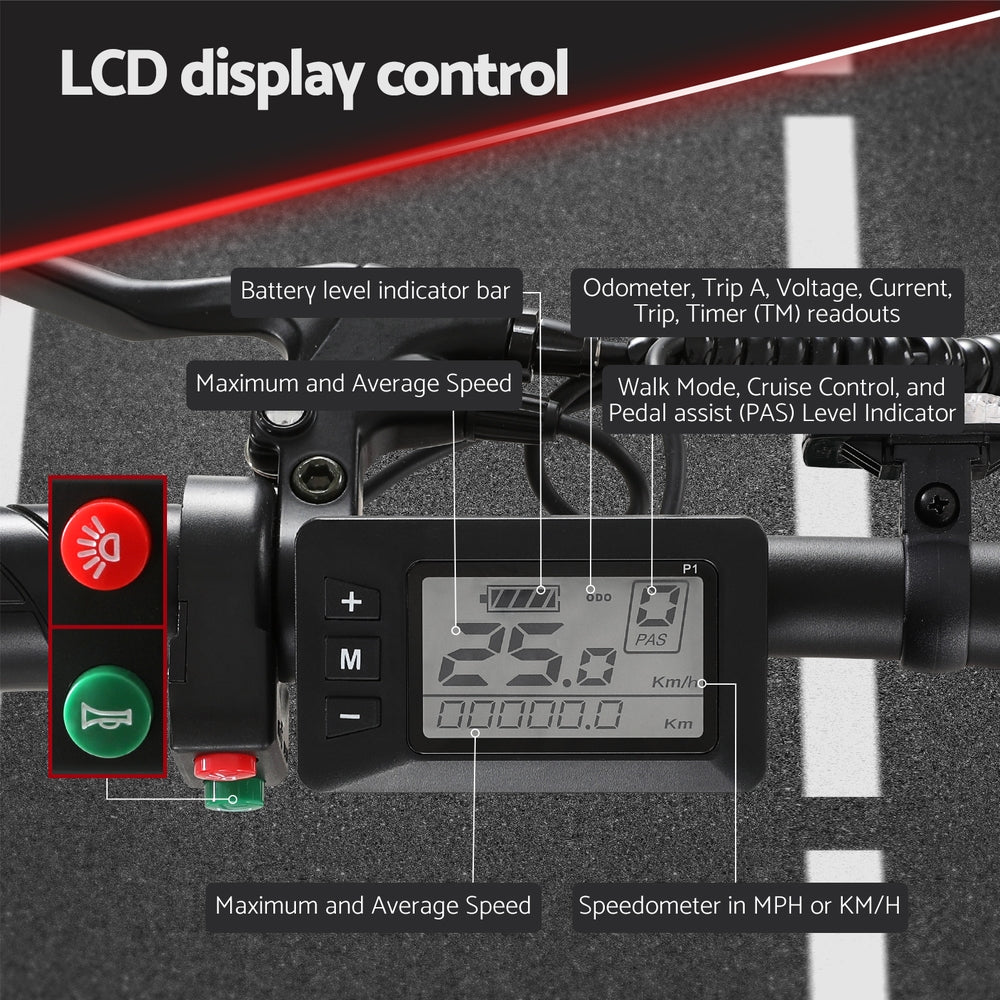 Everfit 20" Folding Electric Bike Urban City Bicycle eBike Rechargeable Battery 250W - RV Online