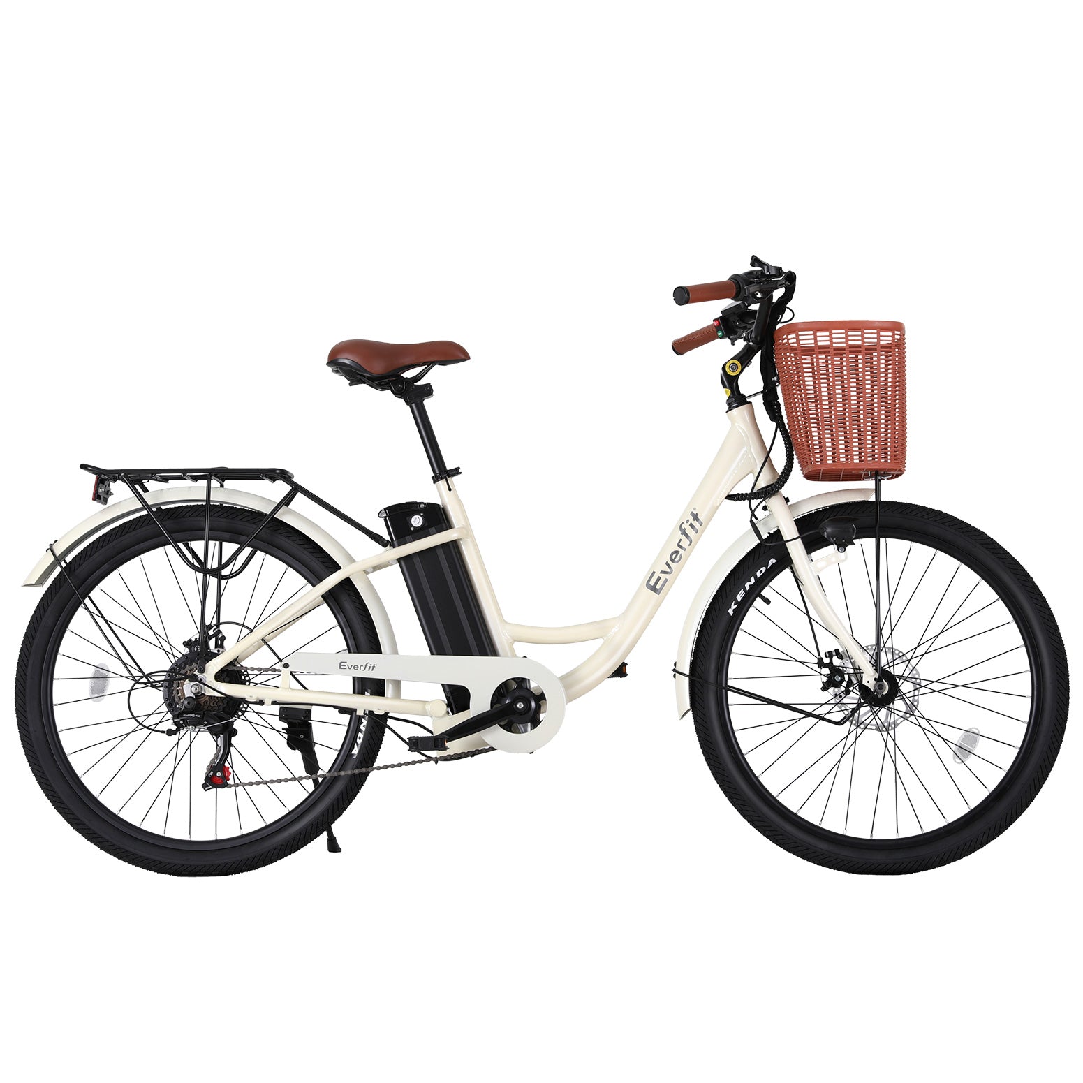 Everfit 26" Electric Bike City Bicycle eBike e-Bike Commuter w/ Battery WH - RV Online
