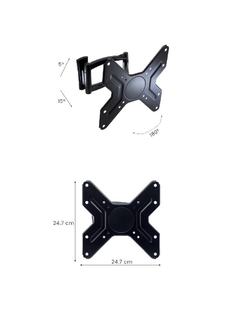 Englaon Full Motion Swivel Wall Bracket for 20″-43″ TVs – RV Online