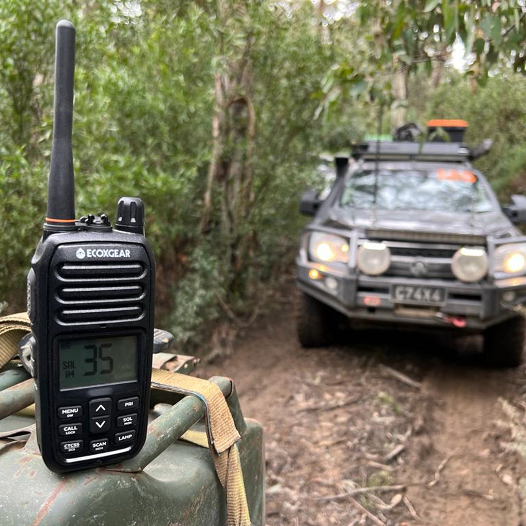 EcoXGear ECOXTALK EXG500 UHF CB Handheld Radio | Caravan Camping – RV Online