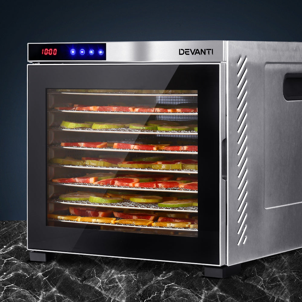 Devanti Commercial Food Dehydrator 10 Trays