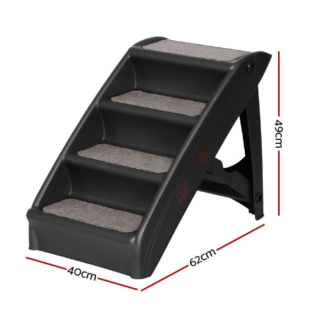 i.Pet Dog Ramp Pet Stairs Ladder Foldable 76kg Capacity