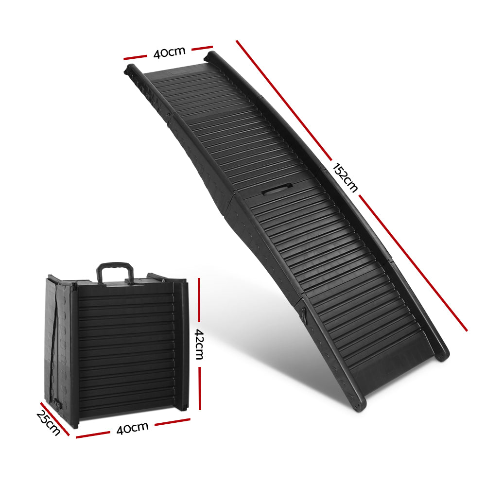 i.Pet Dog Ramp Pet Stairs Ladder Foldable 80kg Capacity - RV Online