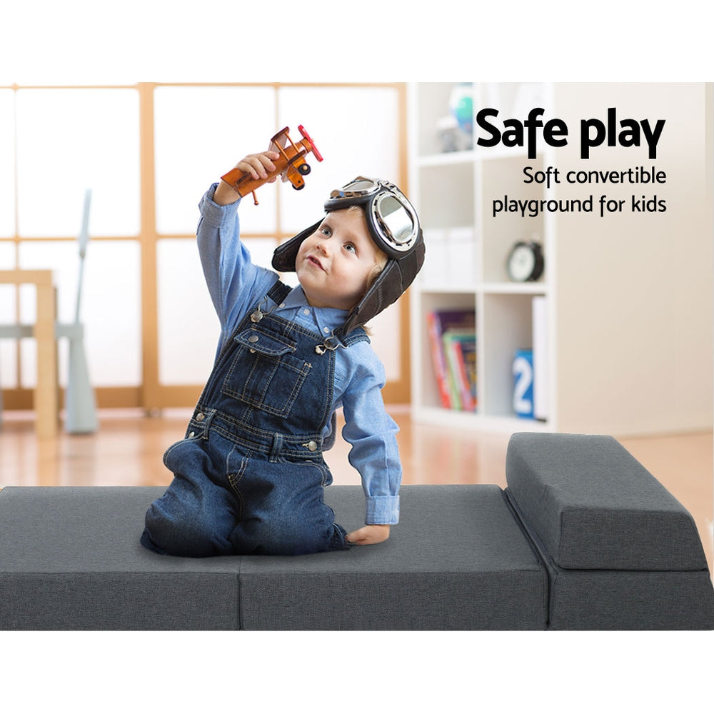 Giselle Bedding Foldable Mattress Folding Foam Bed Floor Mat Grey - RV Online