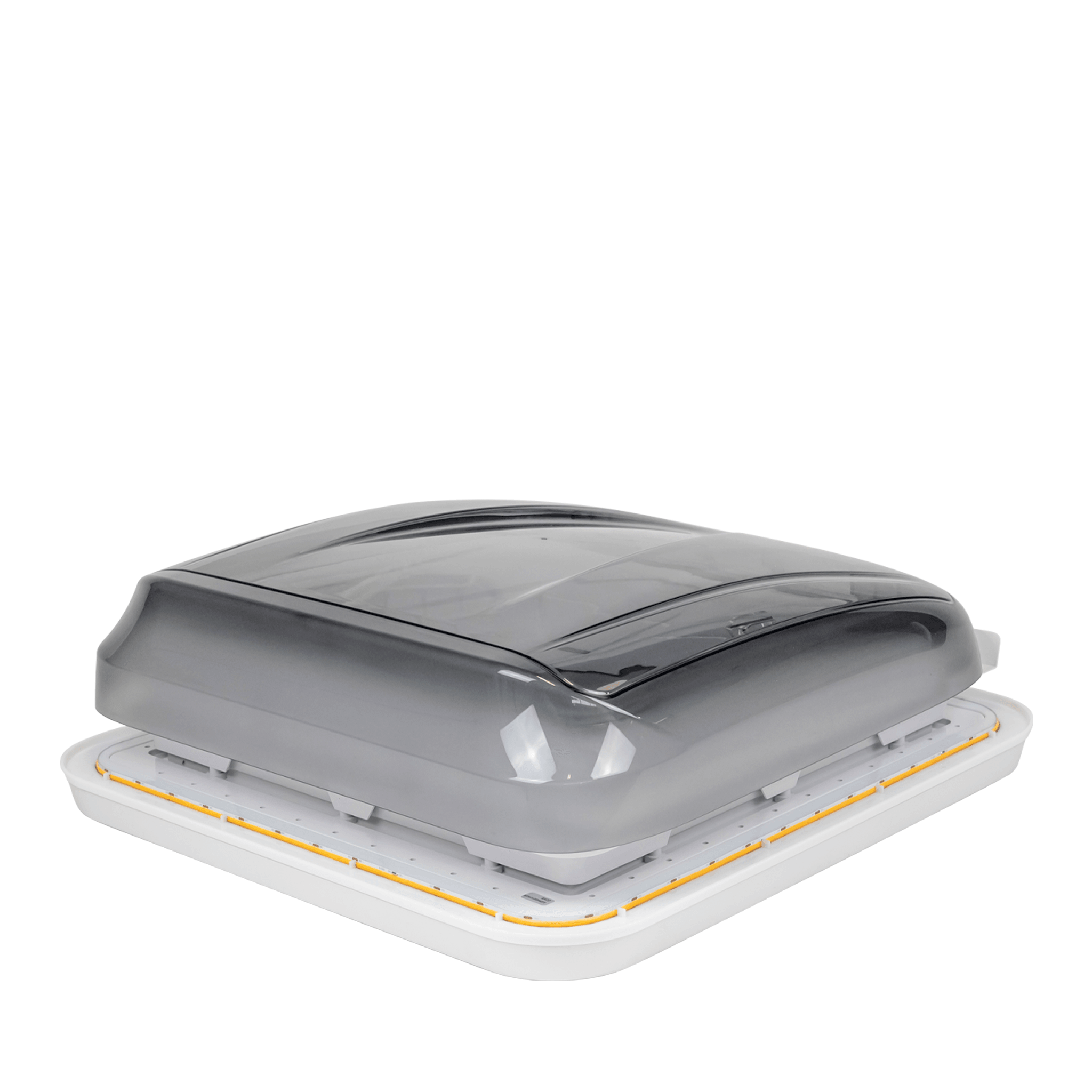 Aussie Traveller Roof Hatch 450x400 Smoke Black Lid