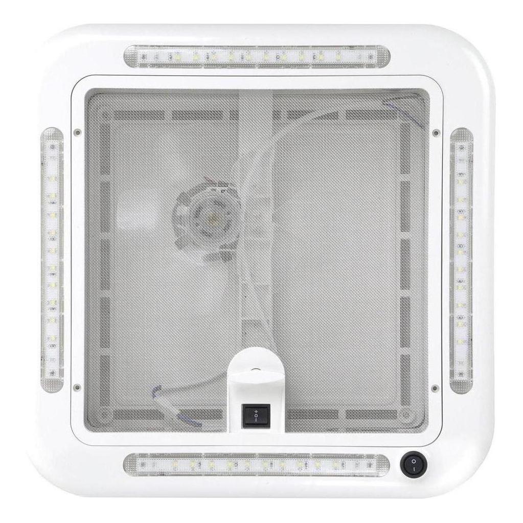 Finch 12V Shower Hatch 320 x 320mm with LED Lights