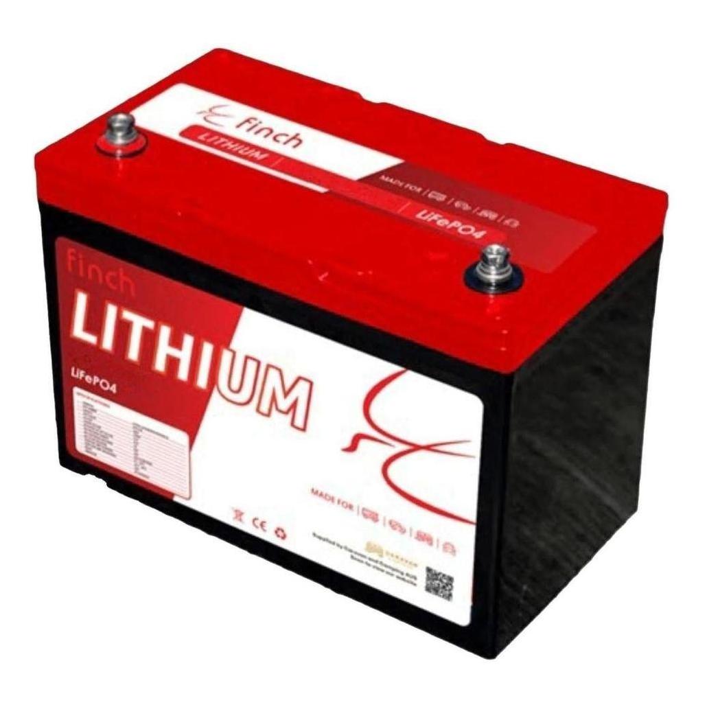 Finch 200AH Lithium Deep Cycle Battery 483x170x240mm 18.5Kg