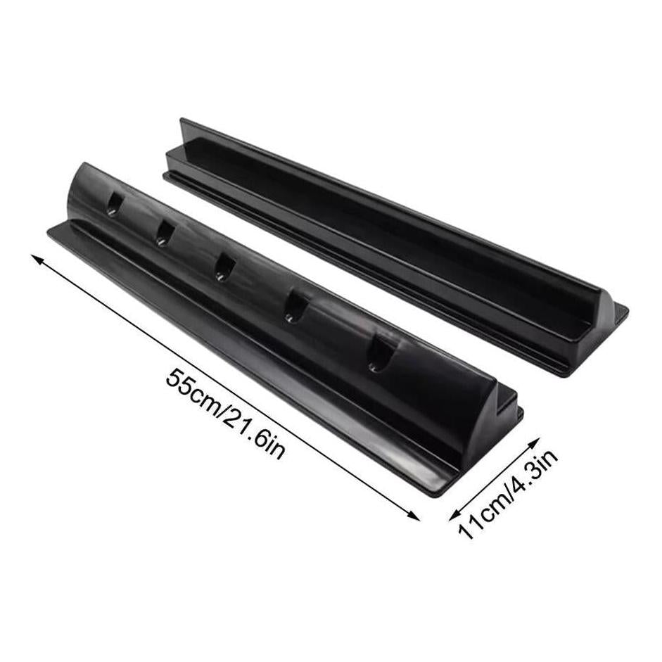 Finch ABS Solar Panel Mounting Brackets Black Pair.