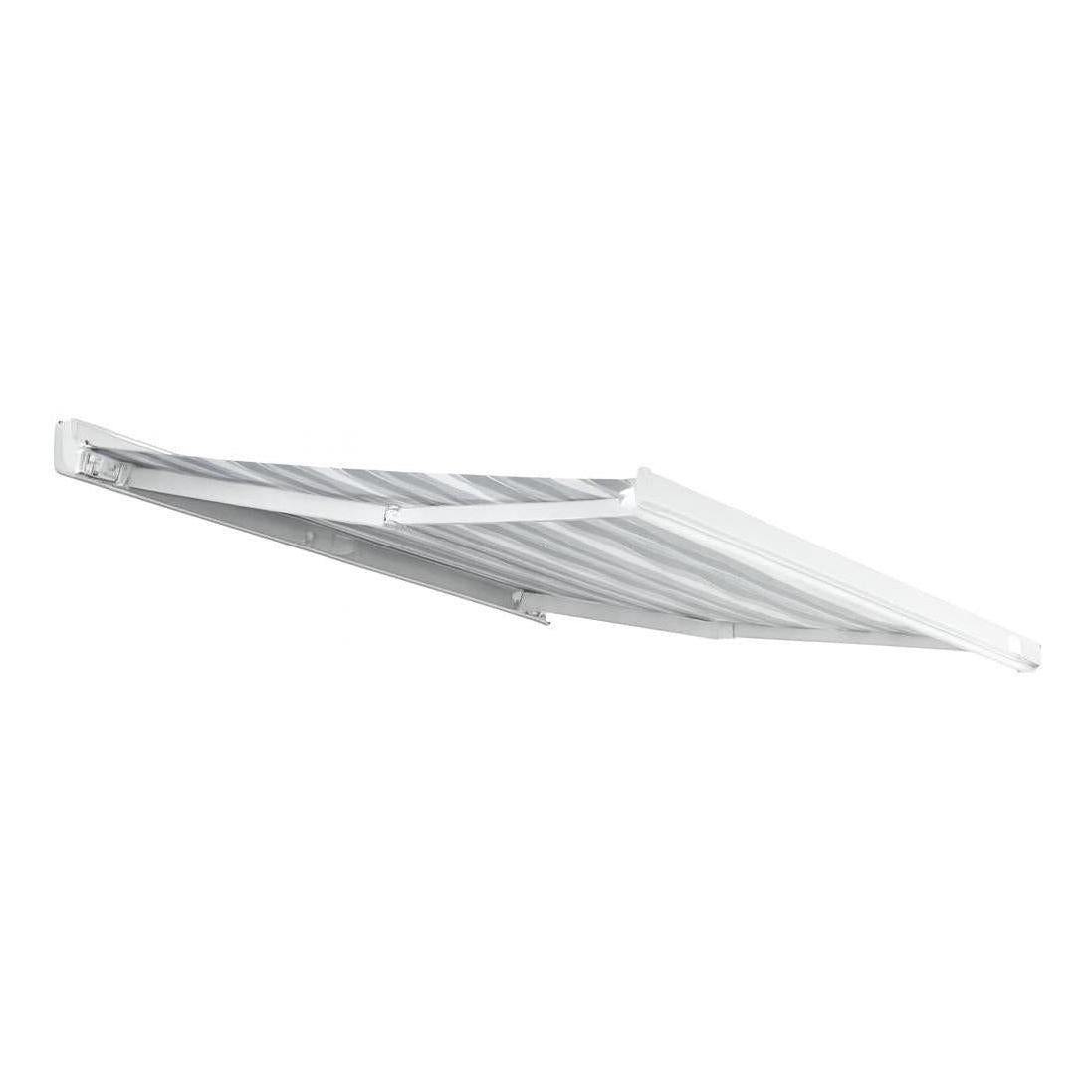 Finch Awning Side Mount Manual inc Support Leg 3 x 2.5m White