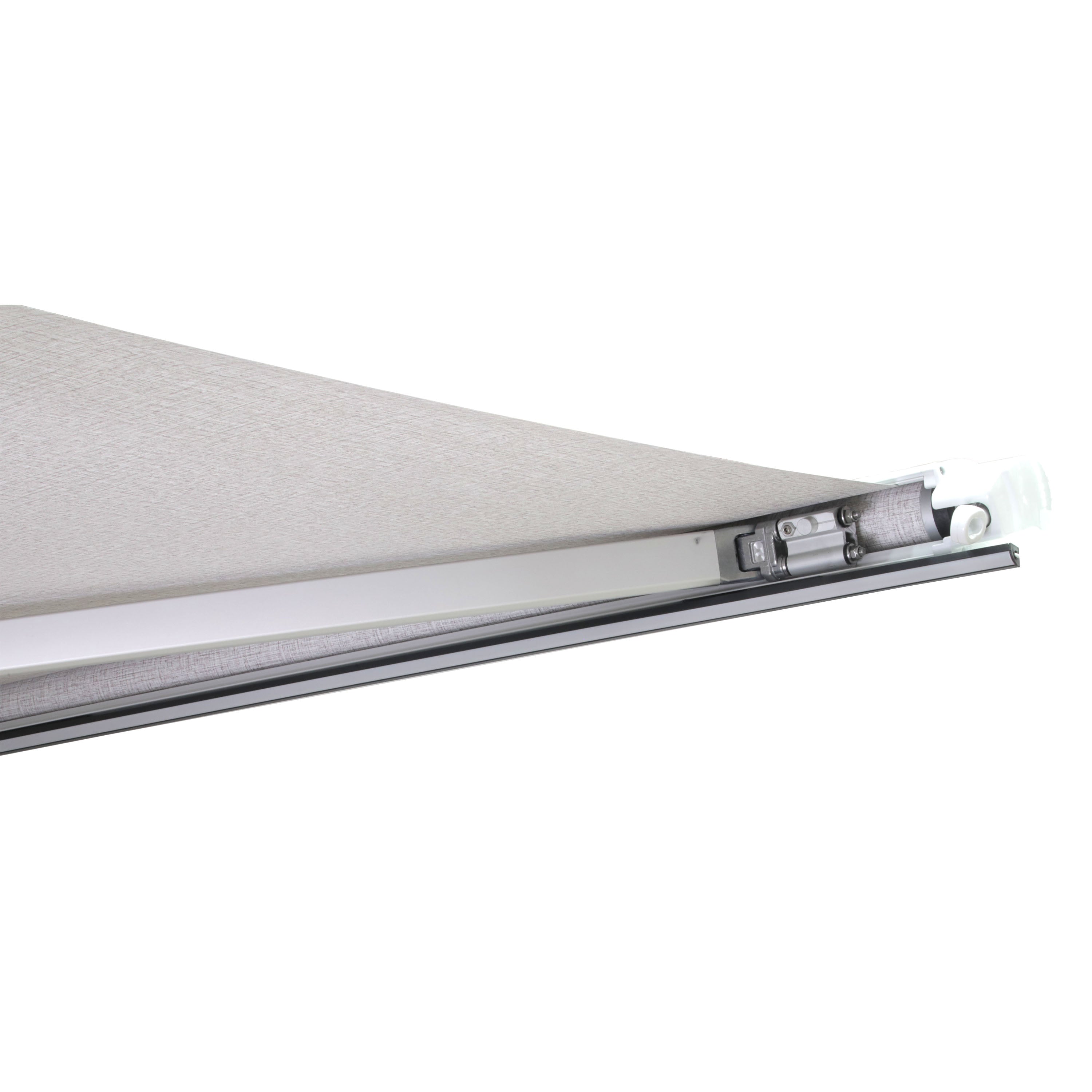 Finch Awning Top Mount Manual Inc Support Leg 3.5 x 2.5m White