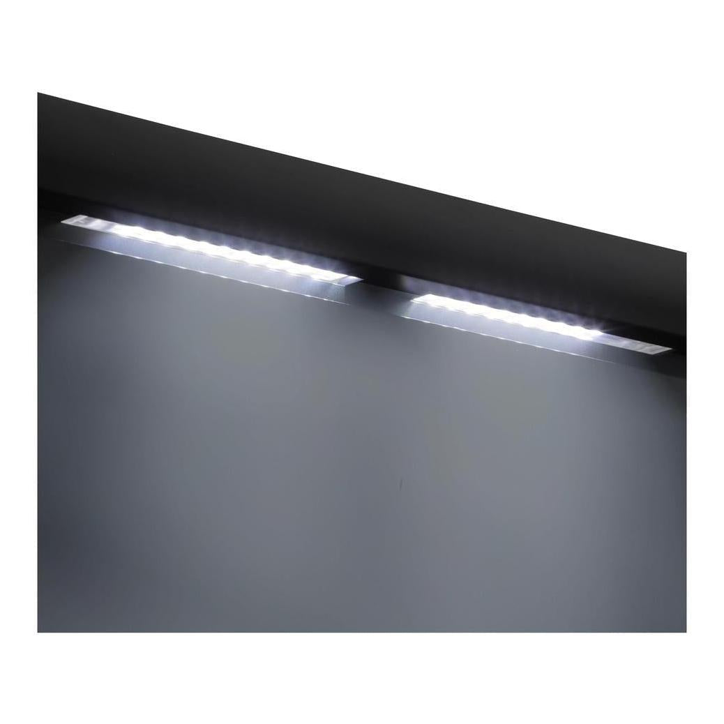Finch Fold Out Picnic Table with LED Light 800 x 450mm Black