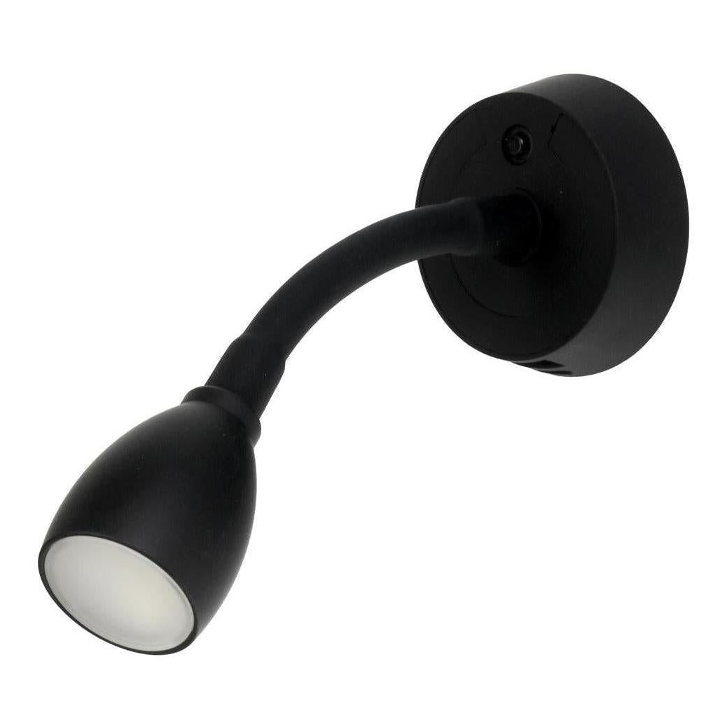 Finch LED 12V Reading Light with USB Port Black