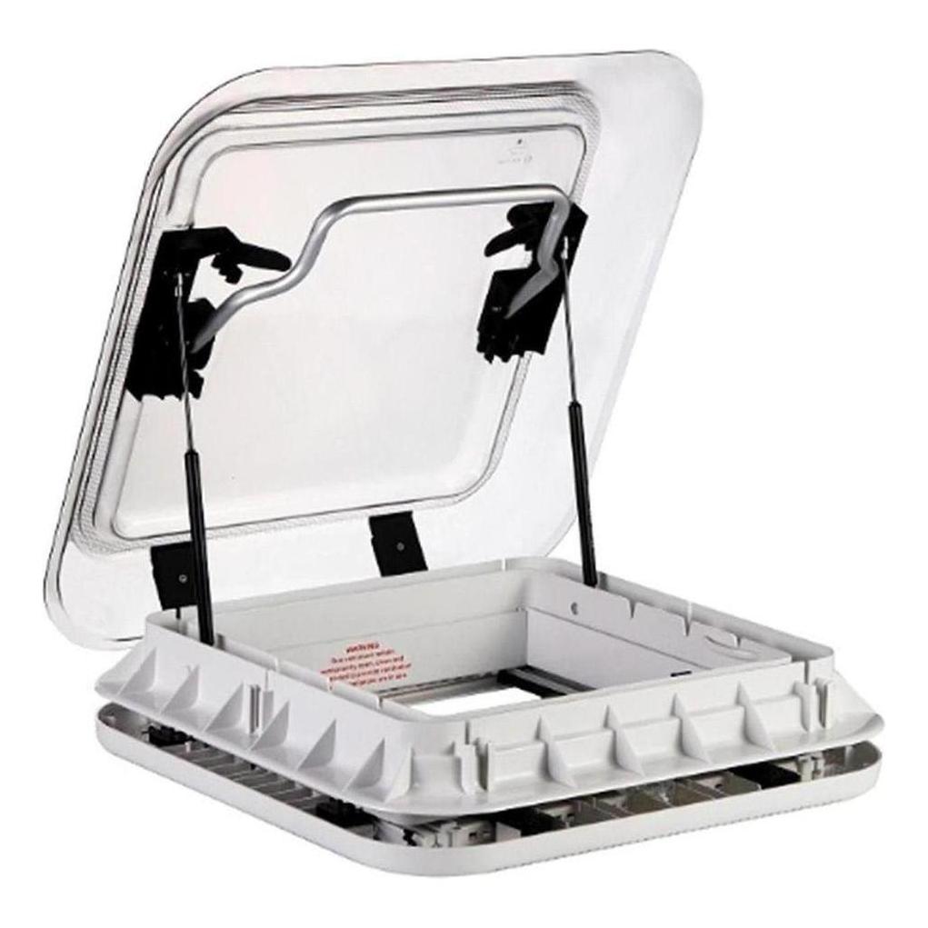 Finch Vented Skylight Hatch 450 x 400mm With LED Lights / Blind and Fly Screen