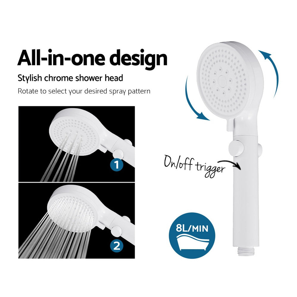 Devanti Portable Gas Water Heater 8LPM LPG System Grey