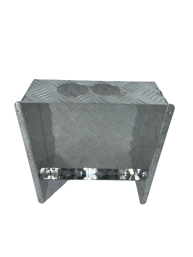 AU Focus 5L Fuel Tank Cover Silver Checker Plate