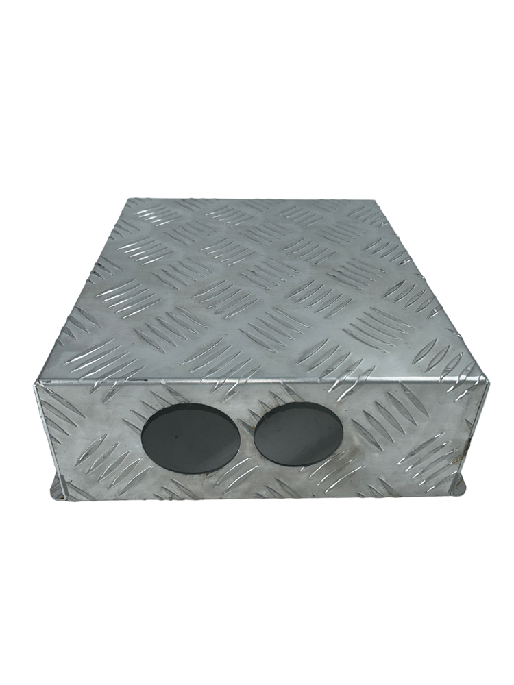 AU Focus 5L Fuel Tank Cover Silver Checker Plate