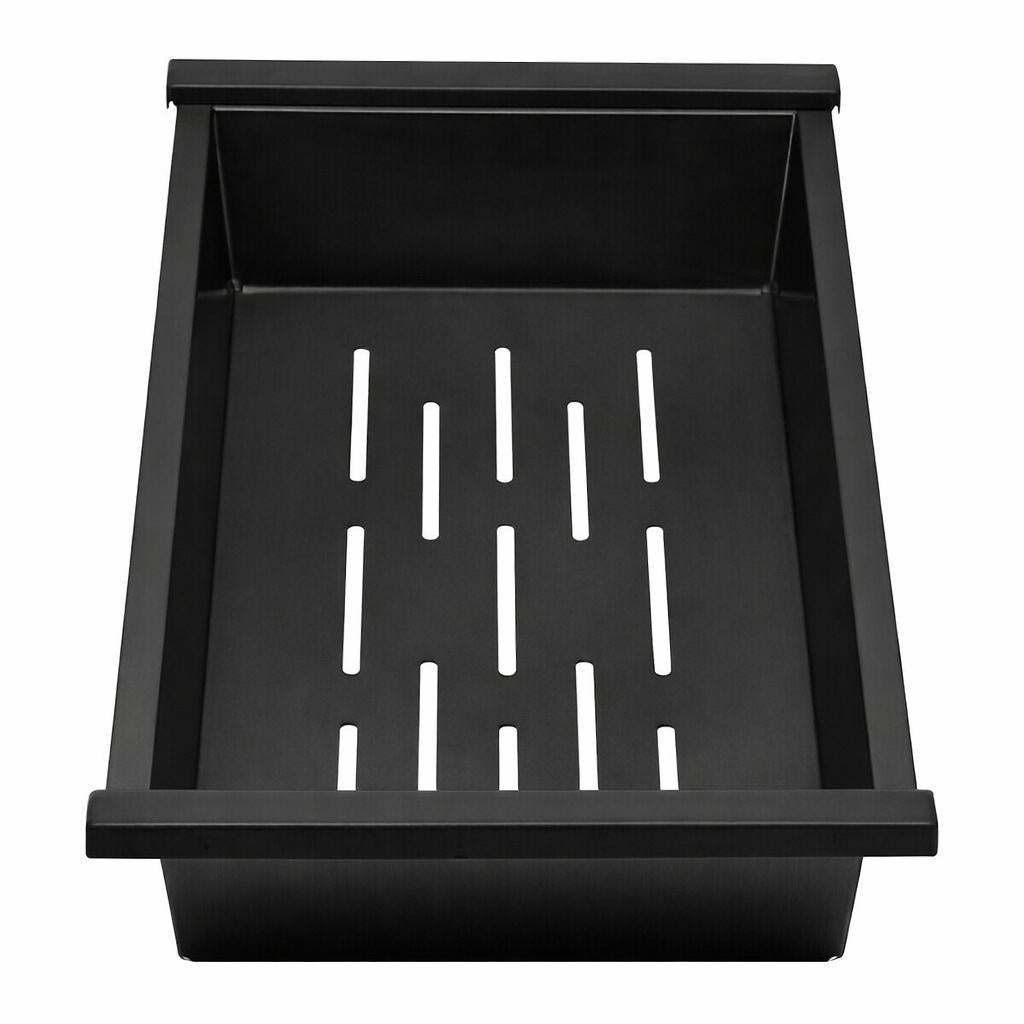 Henley Sink Basin Colander - Stainless Steel Matte Black