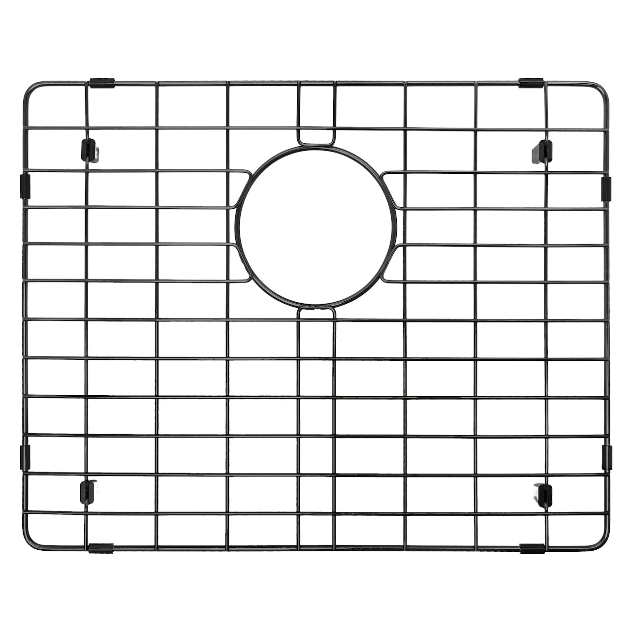 Henley Sink Basin Protector Grid 380 - Stainless Steel Gun Metal