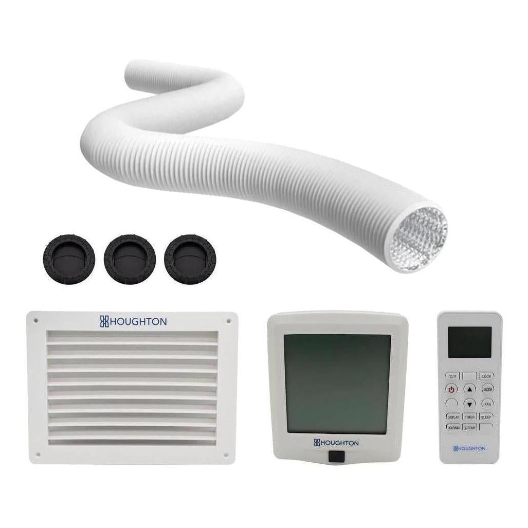 Houghton Belair H2400D Reverse Cycle Under Bunk Air Conditioner Inc 3 Air Ducted Outlets