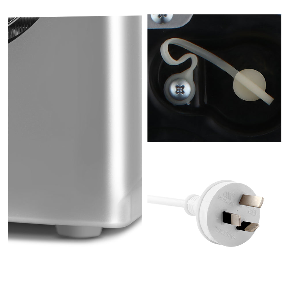 Devanti Portable Ice Cube Maker Machine 2L Silver