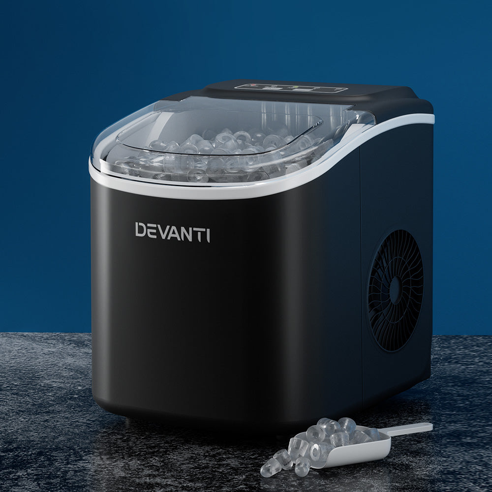 Devanti 12kg Ice Maker Machine Black