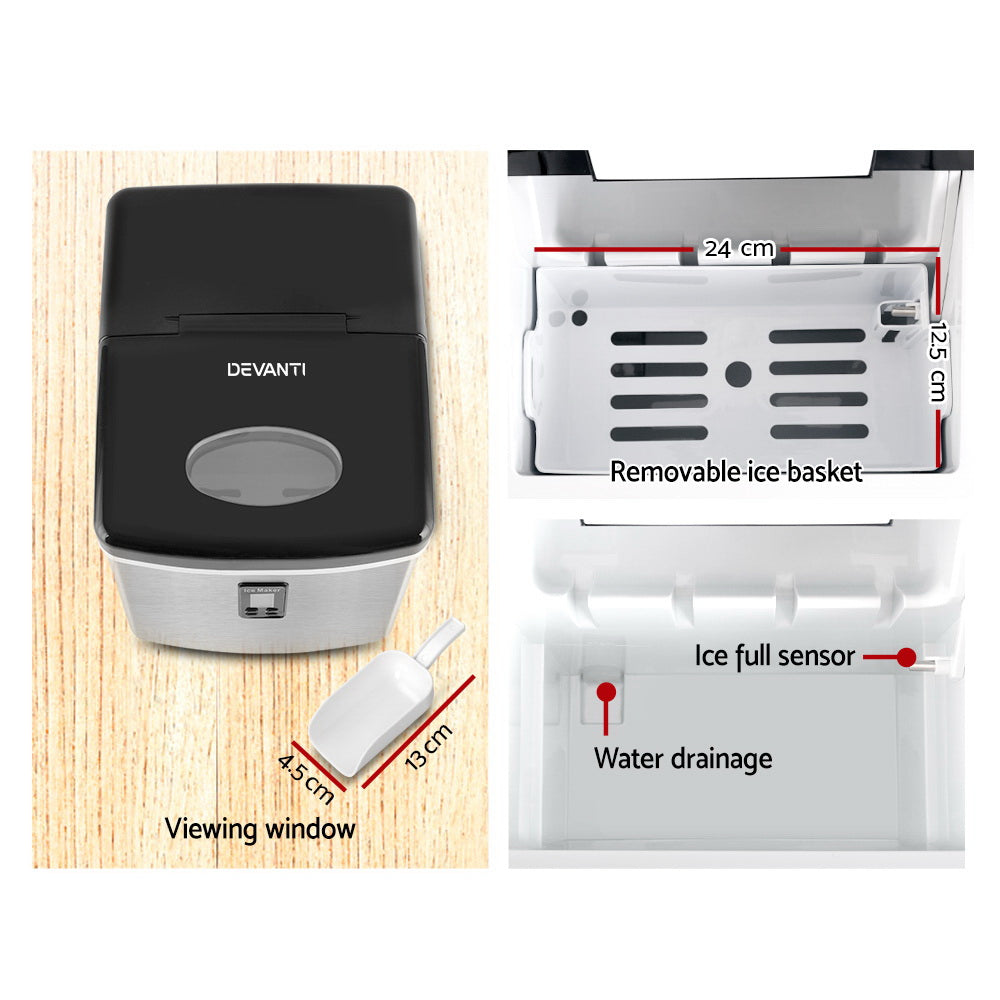 Devanti 15kg Ice Maker Machine