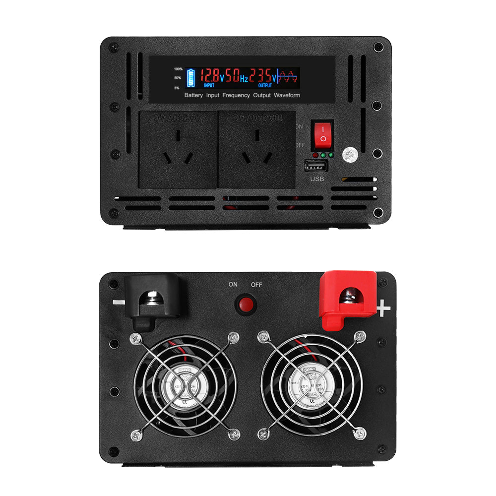 Giantz Power Inverter 2500W or 5000W Pure Sine Wave 12V-240V