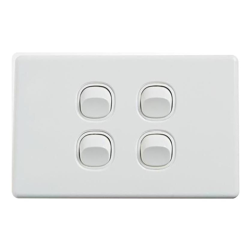Iluma 10A Single Pole Switch Mechanism White