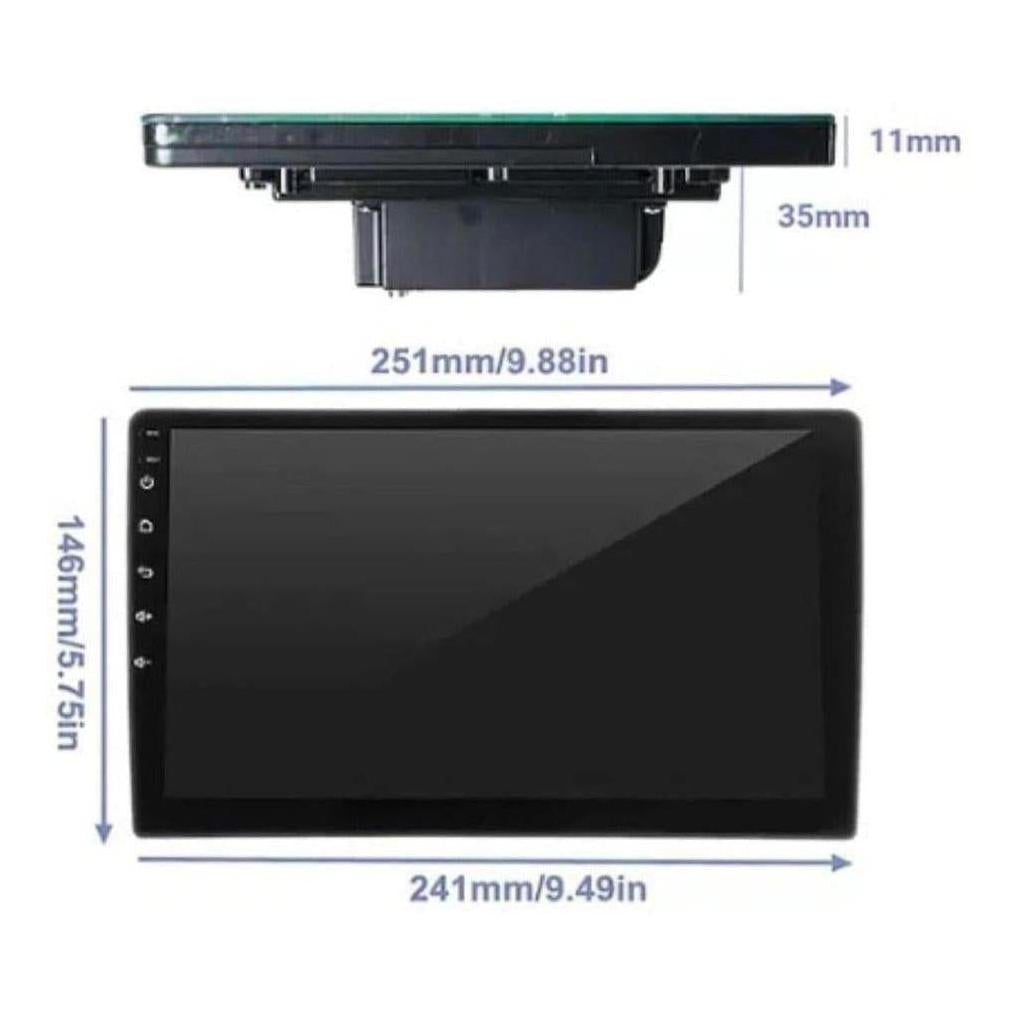 Iluma 10.1 Inch Android Media Player Double Din Radio / Stereo Headunit