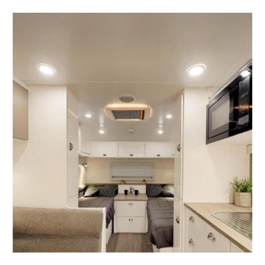 Iluma 12v Slimline LED Downlight 60mm Cool White Light - Chrome