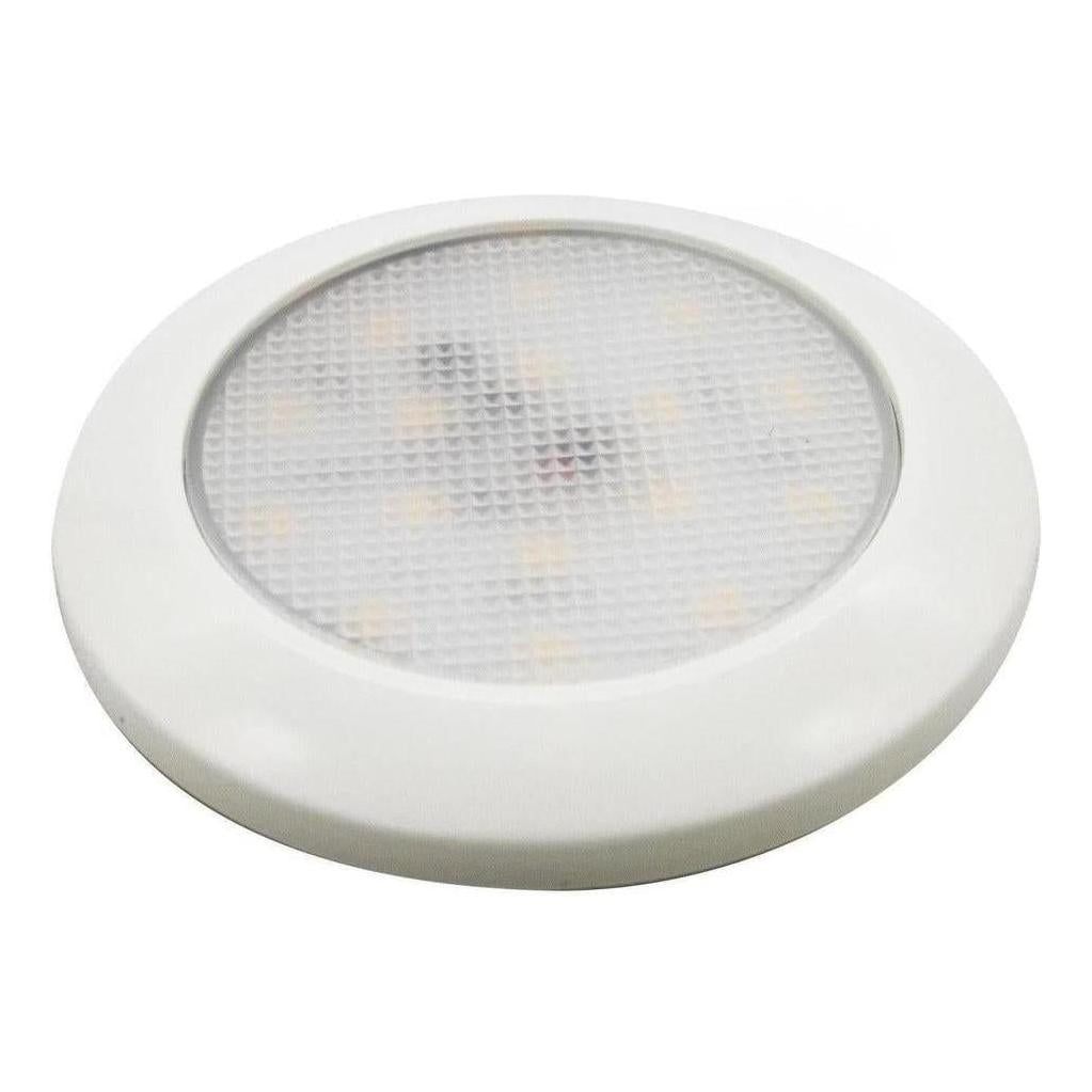 Iluma 12v Slimline LED Downlight 76mm Warm White Light, White