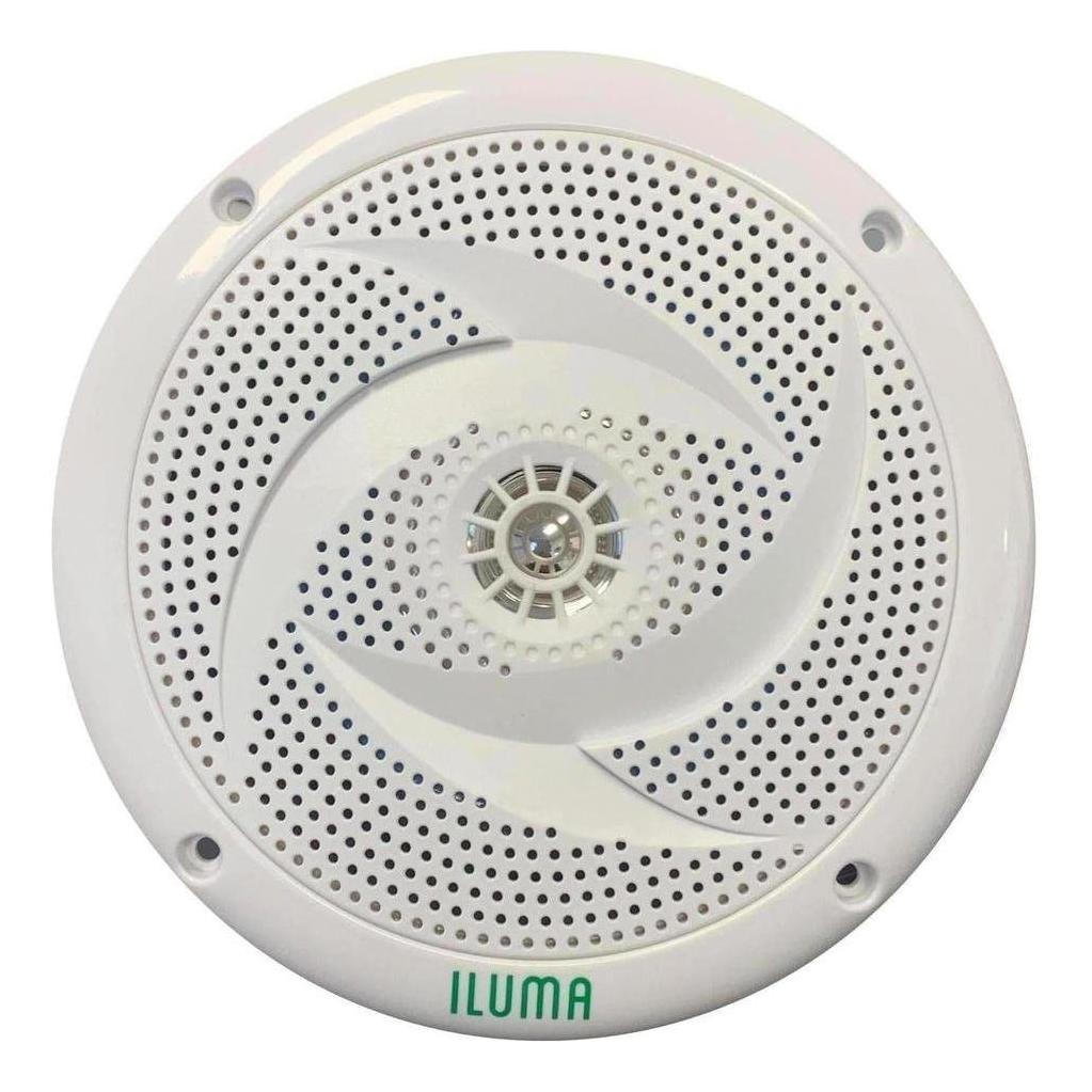 Iluma 6.5" Low Profile 50w Slimline Water Resistant Speaker White