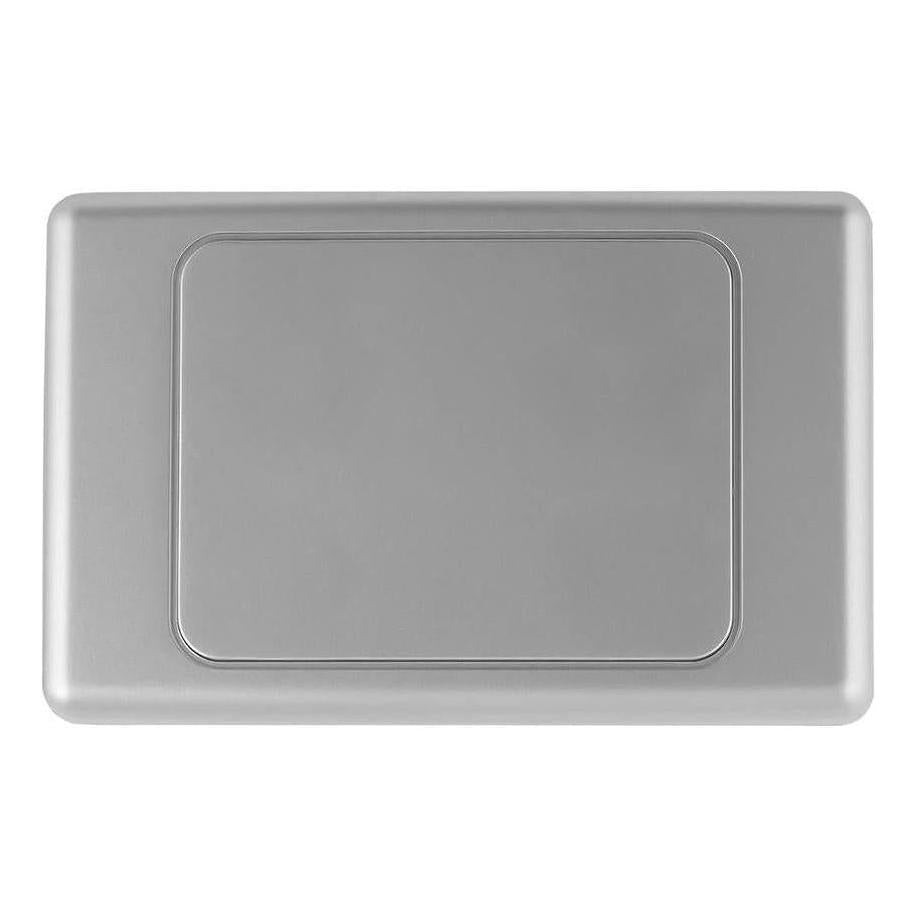 Iluma Blank Light Switch Cover Plate Silver