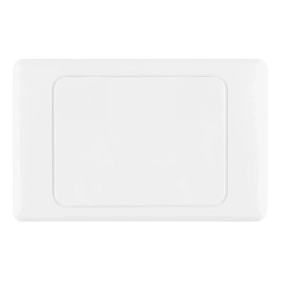 Iluma Blank Light Switch Cover Plate White