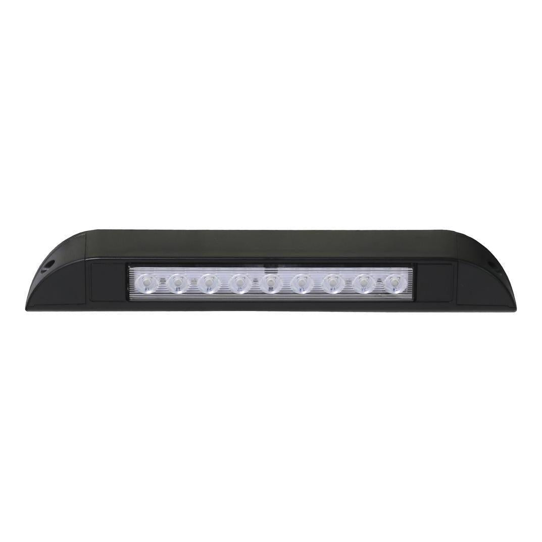 Iluma LED 10" 256mm Slim Awning White Light IP67 Black