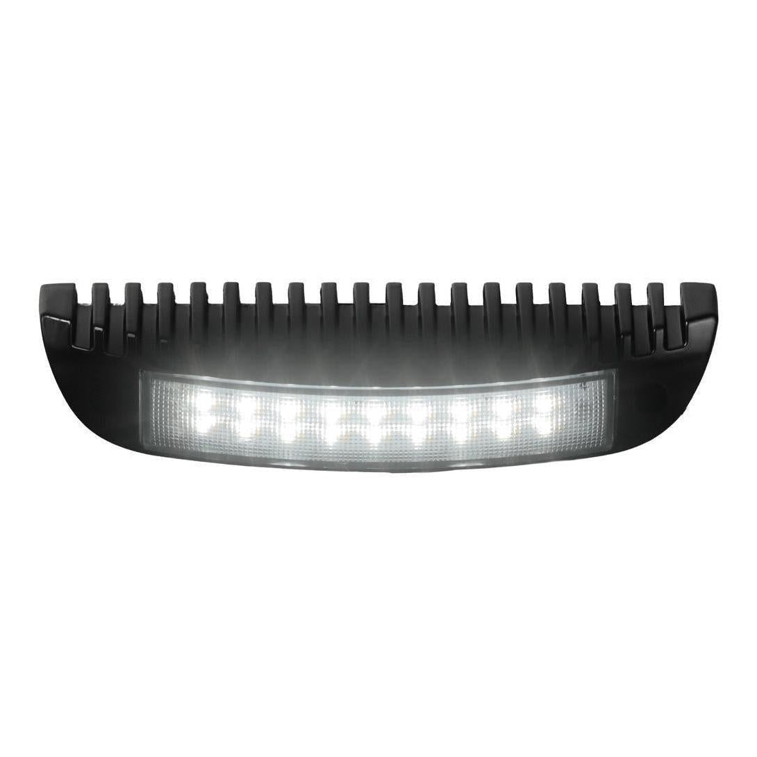 Iluma LED 9" 230mm Awning Amber/White Bug Light IP67 Black
