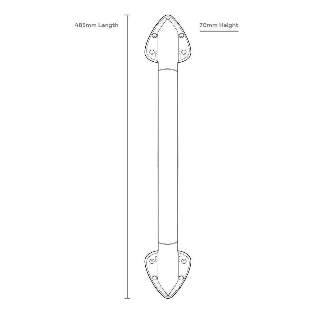 Iluma LED Bubble Grab Handle Blue Light 485mm