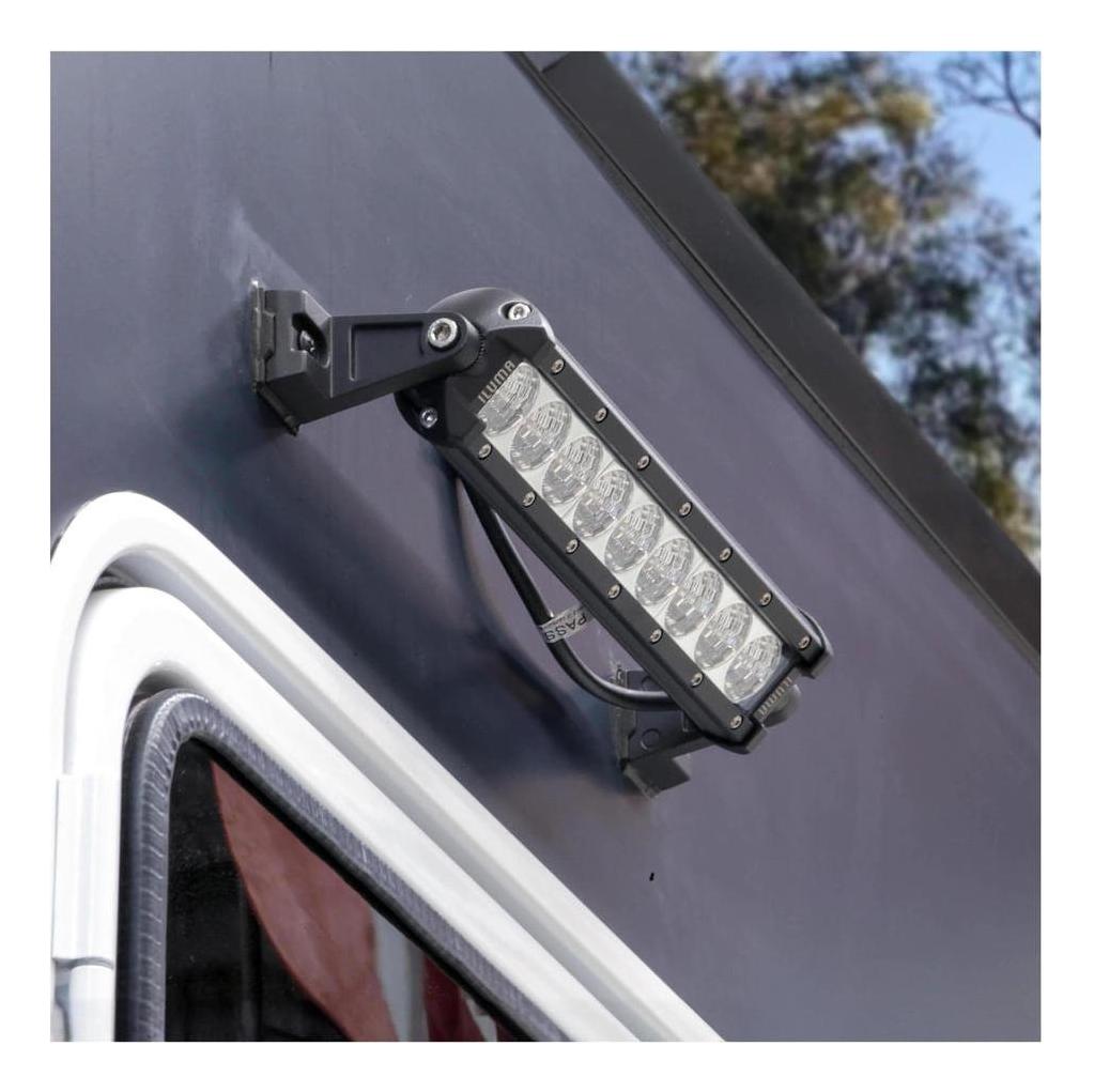Iluma Light Bar 3W Cree 9 LED 11" 273mm Length Flood Beam Black