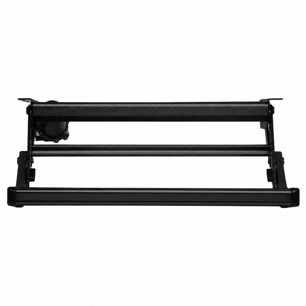 Iluma Single Electric Aluminium Step Inc Amber LED Light Black