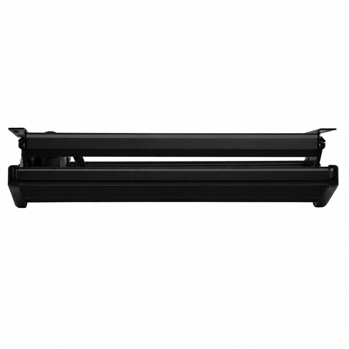 Iluma Single Electric Aluminium Step Inc Amber LED Light Black