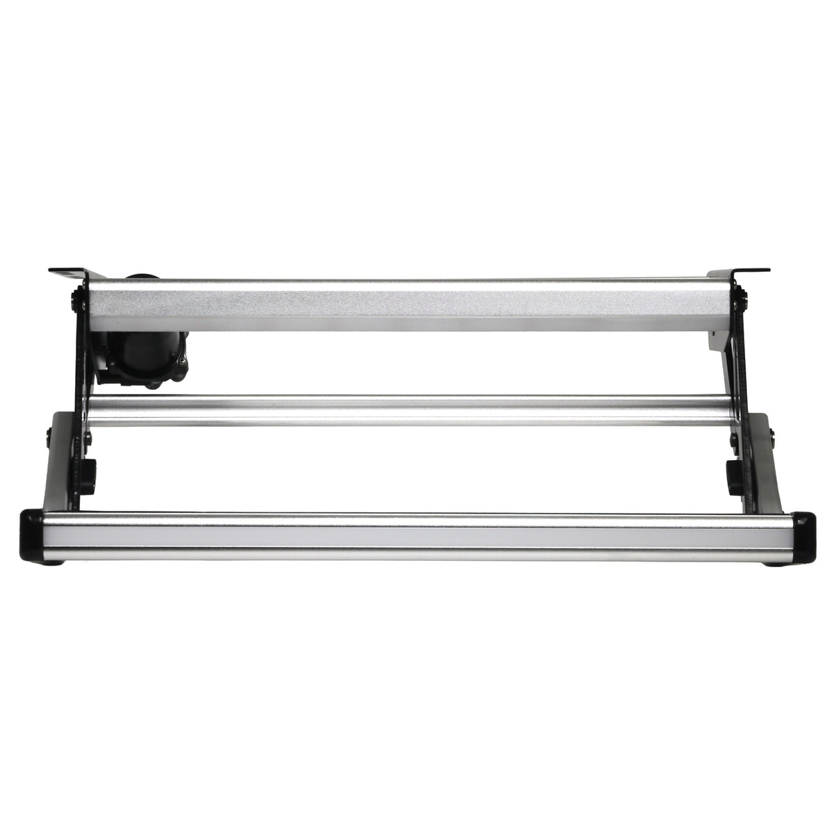Iluma Single Electric Aluminium Step Inc Amber LED Light Silver